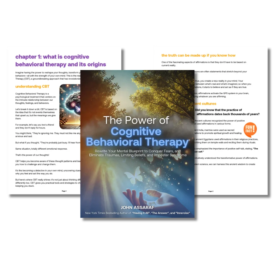 Pages from The Power of Cognitive Behavioral Therapy by John Assaraf