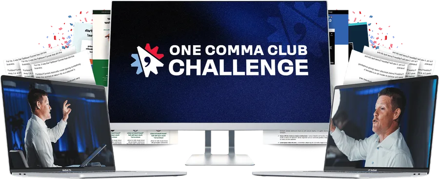 One Comma Club Challenge training materials, templates and session replays