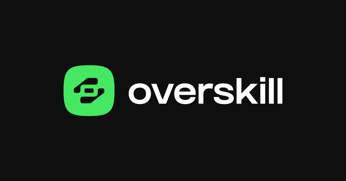 The Overskill logo, the AI app builder co-founded by Russell Brunson